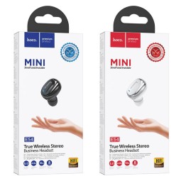Bluetooth-гарнитура Hoco E54 BT4.2/40mAh/3ч черная