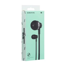 Наушники с микрофоном Borofone BM21 Graceful 1.2м черные