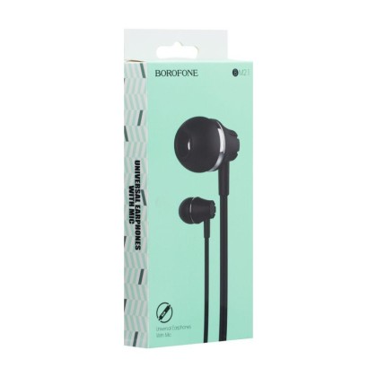Наушники с микрофоном Borofone BM21 Graceful 1.2м черные