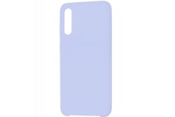 Накладка для Samsung Galaxy A02 Silicone cover без логотипа небесно-голубая