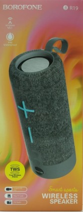 Bluetooth колонка Borofone BR19 BT5.1/1200mAh/2ч/10Вт/TF/FM серая