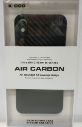 Накладка для i-Phone X/XS K-Doo Air Carbon черная