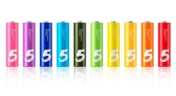 Алкалиновые батарейки Xiaomi AA LR6 (10шт) NQD4000RT разноцветные
