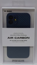 Накладка для i-Phone 12 K-Doo Air Carbon пластик синяя