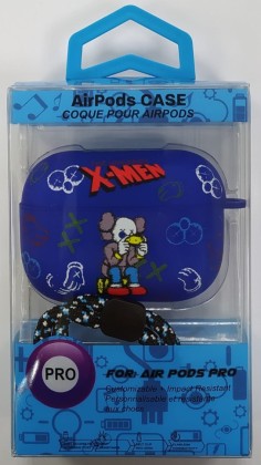 Силиконовый светящийся в темноте чехол для AirPods Pro Luxo Kaws рисунок №29