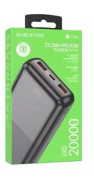 Powerbank Borofone BJ36A 20000mAh 2USB/1C 22.5W/20W черный