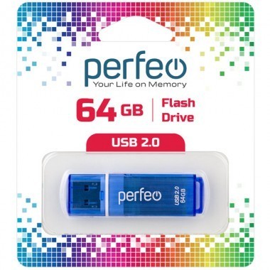 USB флеш накопитель Perfeo 64GB C13 Blue