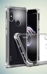 Накладка для Xiaomi Redmi 6 Pro силикон прозрачный противоударный