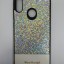 Накладка для Huawei Honor 8C силикон кожзам с блестками