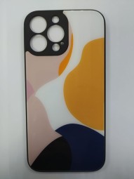 Накладка для i-Phone 13 Pro Max 6.7" пластик разные рисунки