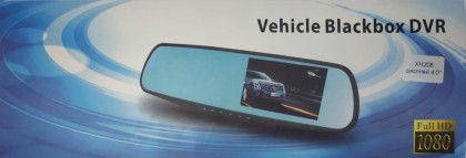 Автомобильный видеорегистратор-зеркало Walker XH208 4.0"/FullHD 1080p черный
