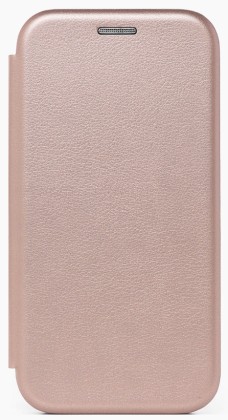 Чехол-книжка Xiaomi redmi Note 9 Fashion Case кожаная боковая розовое золото