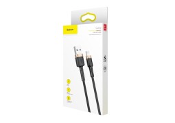 Usb Кабель-зарядка Lightning Baseus Cafule 2м CALKLF-CV1 черно-золотистый