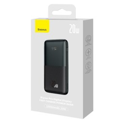 Powerbank Baseus Bipow Pro Digital Display 10000mAh 2USB/USB-C 20W PD3.0/QC3.0 PPBD040101 черный