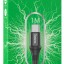Usb Кабель-зарядка Type-C Hoco X50 Excellent 3A 1м в тканевой оплётке чёрный