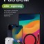 Usb Кабель-зарядка Lightning Baseus Cafule 1м в тканевой оплетке - черный/красный