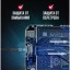 Usb Кабель-зарядка Lightning Baseus Cafule 1м в тканевой оплетке - черный/красный
