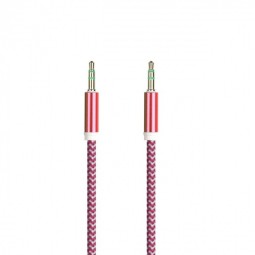 Аудиокабель AUX 3.5мм Smartbuy Straight (A-35-35box red) 1м красный