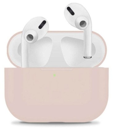 Силиконовый чехол для AirPods бежевый