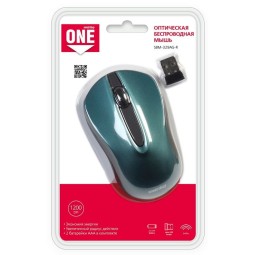 Мышь беспроводная Smartbuy ONE 329AG-B зеленая (SBM-329AG-B)