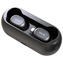 Беспроводные наушники TWS T1C BT5.0/43mAh (380mAh)/4ч черные