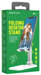 Держатель для телефона на стол Borofone BH27 4.7"-7" белый