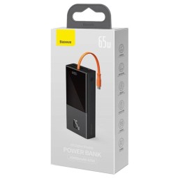 Powerbank Baseus Elf Digital Display 20000mAh 2USB/USB-C 65W PPJL000001 черный