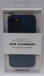 Накладка для i-Phone 12 Pro 6.1" K-Doo Air Carbon пластик синяя