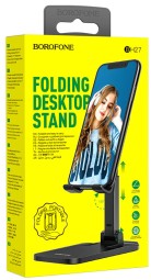 Держатель для телефона на стол Borofone BH27 4.7"-7" черный