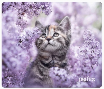 Perfeo Коврик для компьютерной мыши "Cat", Рис.11 (340*280*4 мм), ткань+резиновое основание