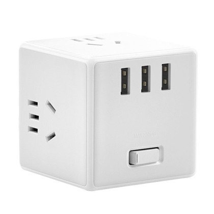 USB-Разветвитель Xiaomi Mijia Rubiks Cube Converter Wireless Edition (MJCXB3-02QM) белый