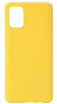 Накладка для Samsung Galaxy A31 Silicone cover желтая