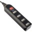USB-HUB Perfeo 4 Port, (PF-HYD-6001H) чёрный
