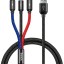 Usb Кабель-зарядка Lighting Baseus 3in1 i-Phone/Micro/Type-C CAMLT-BSY01