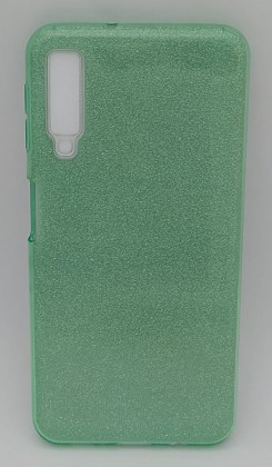 Накладка для Samsung Galaxy A7 (2018) силикон блестящий в ассортименте