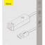 Переходник Baseus Lite series USB на RJ45 (WKQX000001) черный