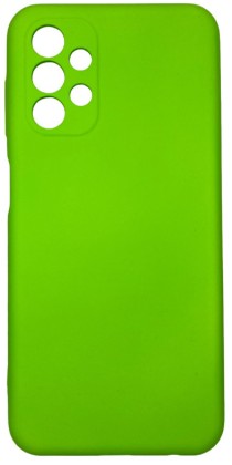 Накладка для Samsung Galaxy A13 4G Silicone cover без логотипа салатовая