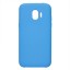Накладка для Samsung Galaxy A5 (2018)/A8 (2018) Silicone cover голубая