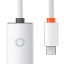Переходник Baseus Lite series Type-C на RJ45 (WKQX000202) белый