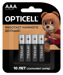 Батарейка алкалиновая Opticell Basic AAA/LR03/BL4