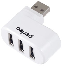 Perfeo USB-HUB 3 Port, (PF-VI-H024 White) белый