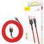 Usb Кабель-зарядка Micro Baseus Cafule 2м (CAMKLF-C09) красно-черный