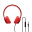 Стереонаушники Полноразмерные Borofone BO5 Star sound 1.2м красные