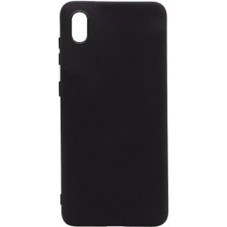 Накладка для Samsung Galaxy A10 Silicone cover без логотипа черная