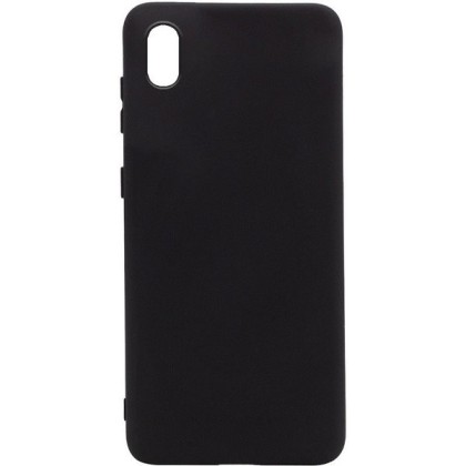Накладка для Samsung Galaxy A10 Silicone cover без логотипа черная