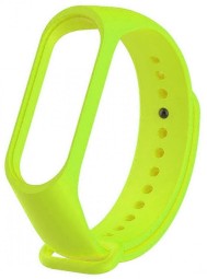 Ремешок для Xiaomi Mi Band 5 силиконовый салатовый