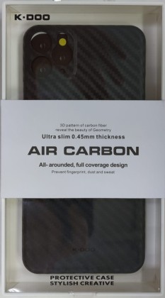 Накладка для i-Phone 11 Pro Max K-Doo Air Carbon пластик черная