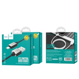 Usb Кабель-зарядка Micro Hoco U49 Superior speed 2.4A 1.2м в оплётке TPE чёрный