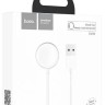 Беспроводное зарядное устройство для Apple Watch Hoco CW39 магнитное 1.2м 1A белое