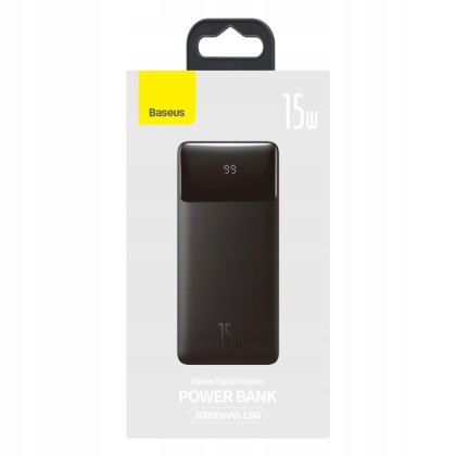 Powerbank Baseus Bipow Digital Display 10000mAh 2USB/USB-C 15W PD3.0/QC3.0 (PPDML-I01) черный